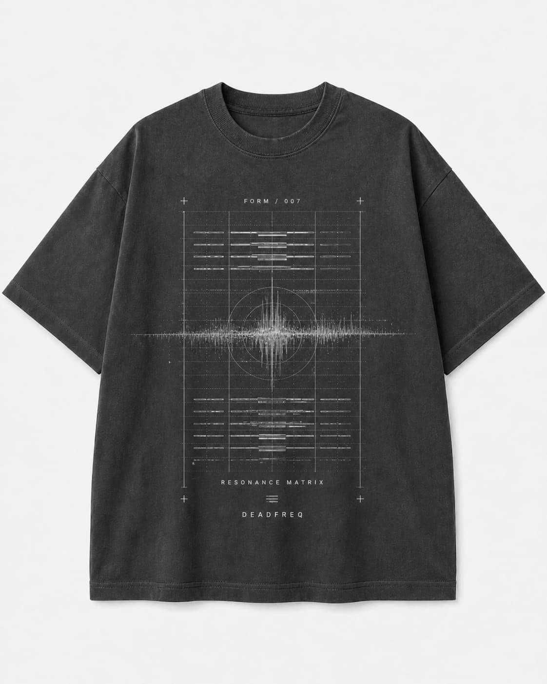 FORM / 007 Resonance Matrix Tee — flat lay product photo