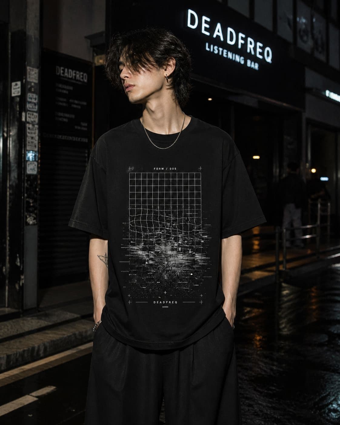FORM / 005 — Static Decay, listening bar at night
